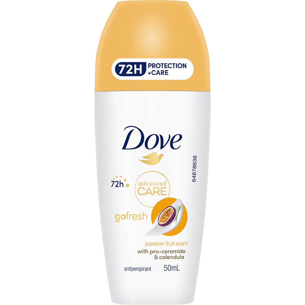 Dove Women Advanced 72hr Deodorant Roll On Passionfruit 50mL