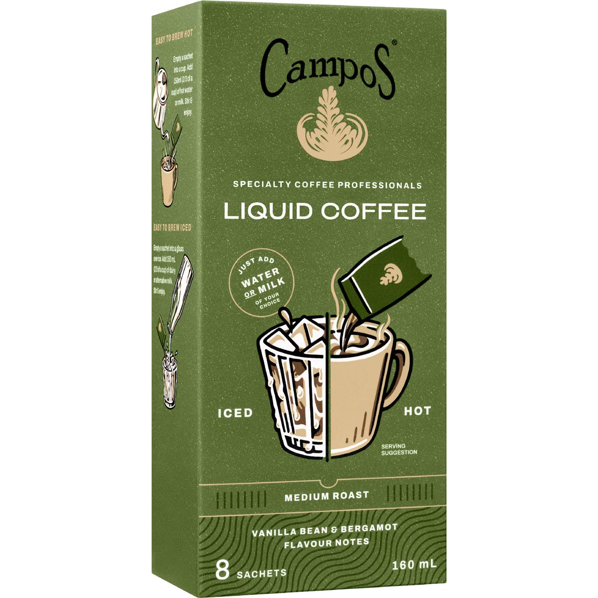 Campos Liquid Coffee Sachets