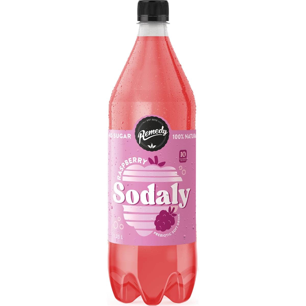 Remedy Sodaly Soft Drink Raspberry