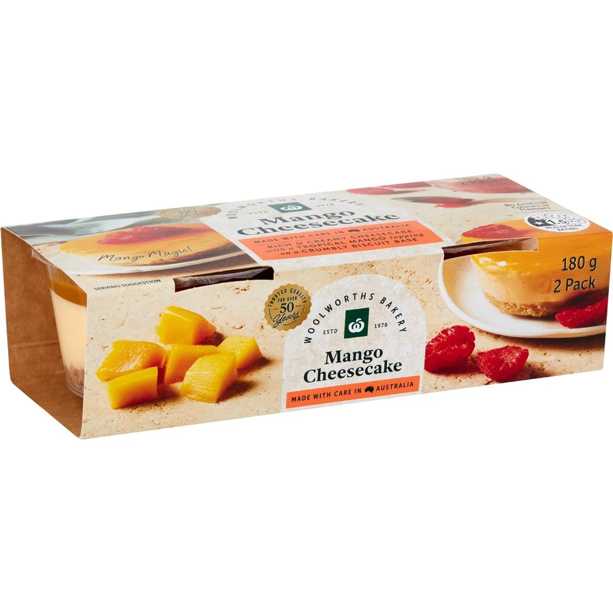 Woolworths Mango Cheesecake