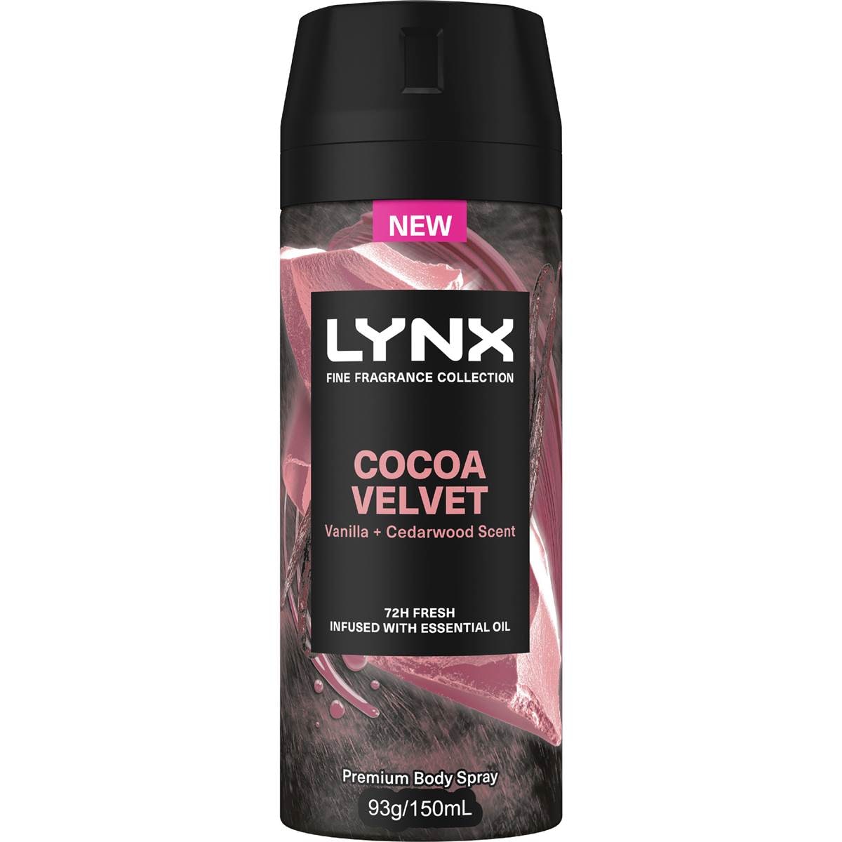 Lynx Fine Fragrance Body Spray Cocoa Velvet 150mL