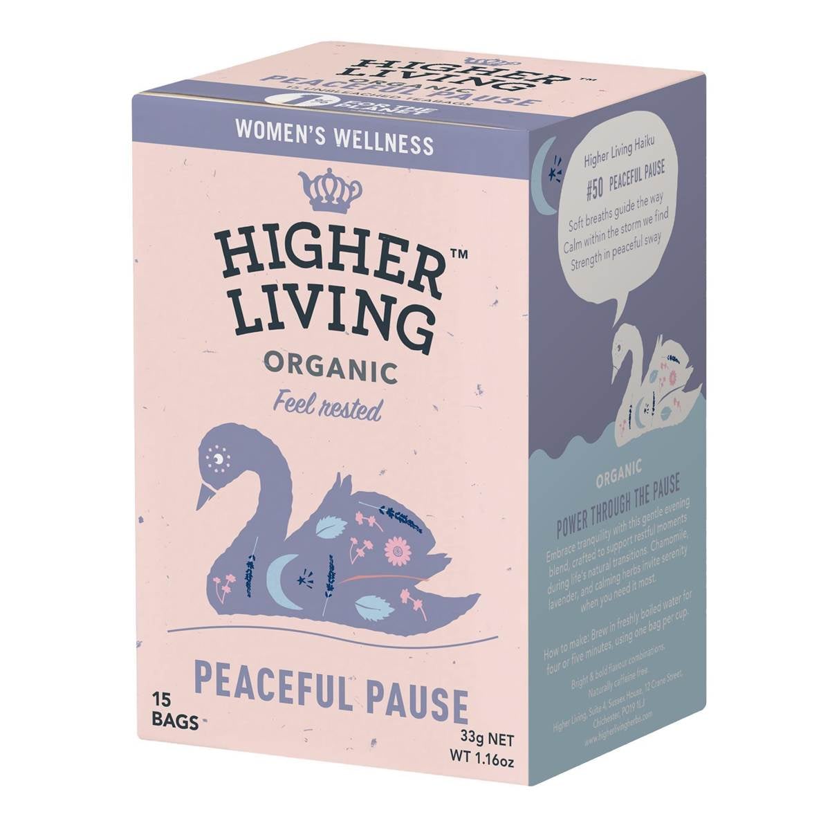 Higher Living Women's Wellness Peacefull Pause