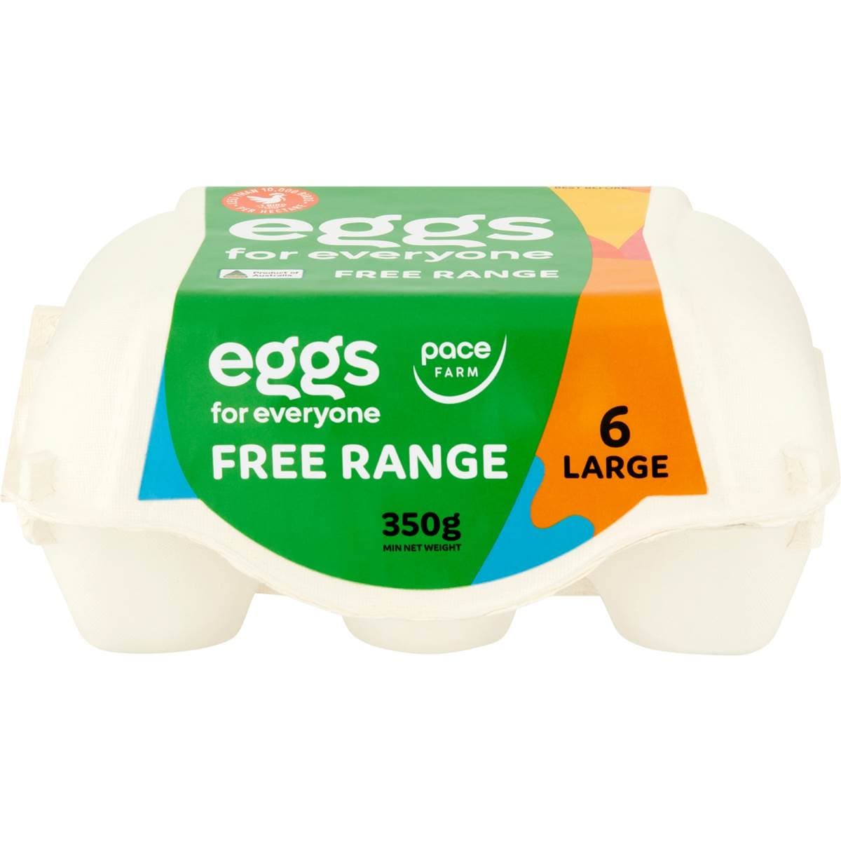 Pace Farm 6 For Everyone Free Range Large Eggs