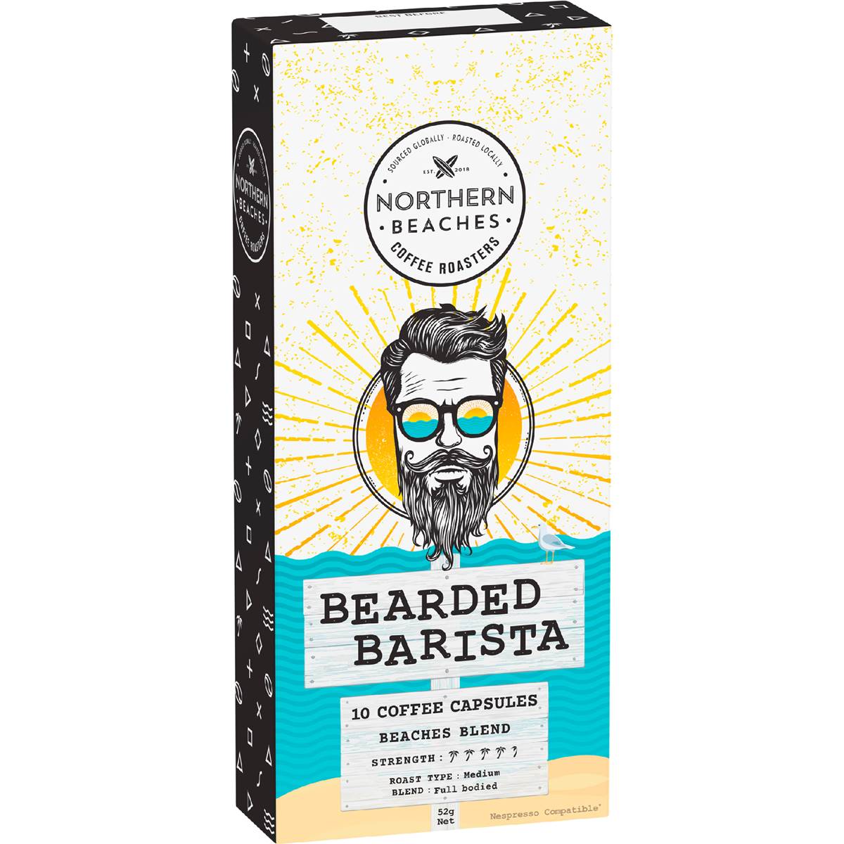 Northern Beaches Coffee Roasters Bearded Barista Coffee Capsules