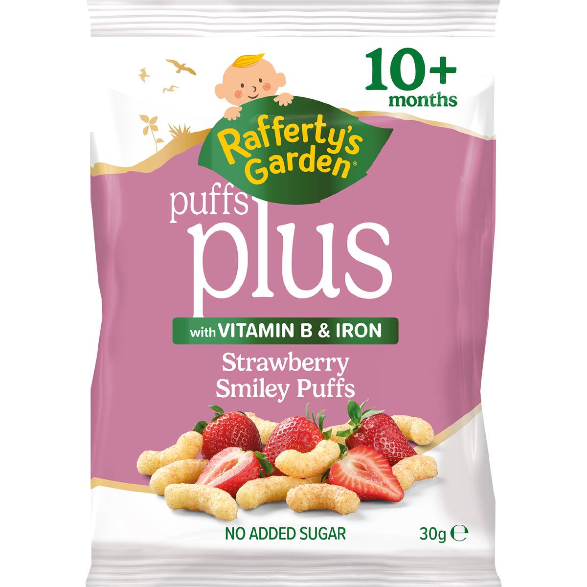 Rafferty's Garden Smiley Puffs Strawberry