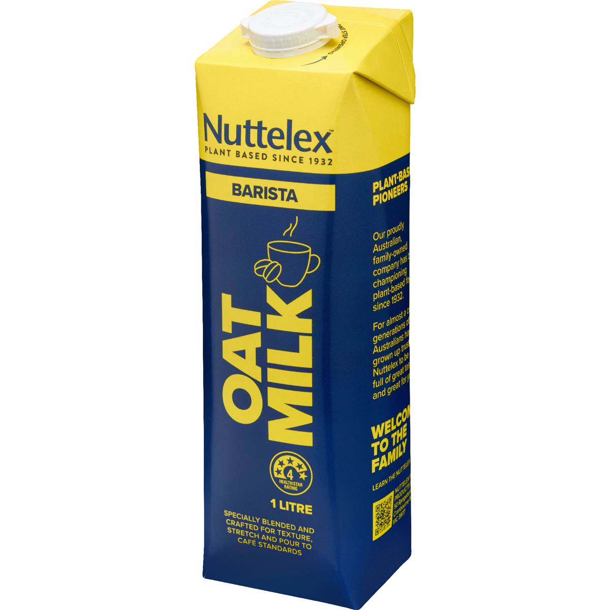 Nuttelex Barista Oat Long Life Milk UHT 1L