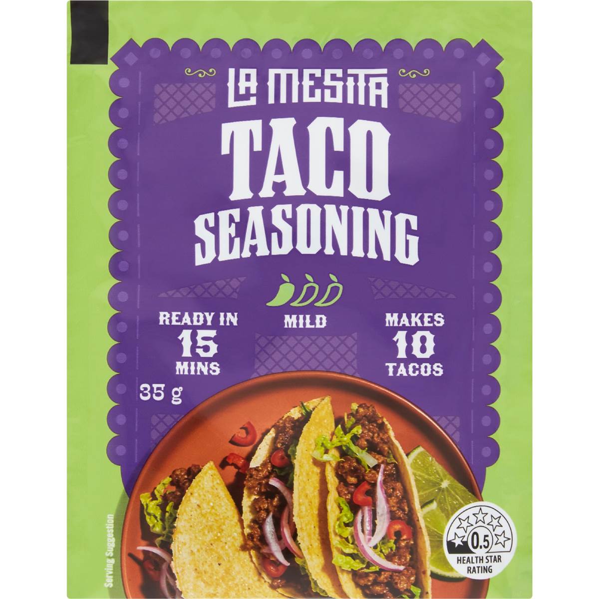 La Mesita Taco Seasoning Mild