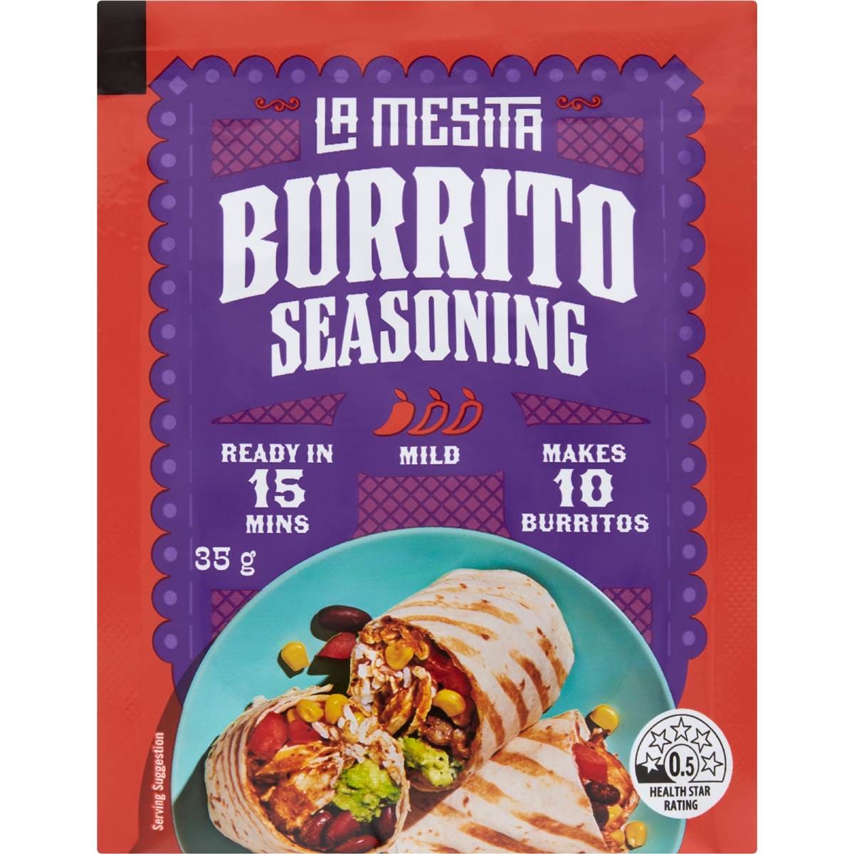 La Mesita Seasoning Burrito Mild
