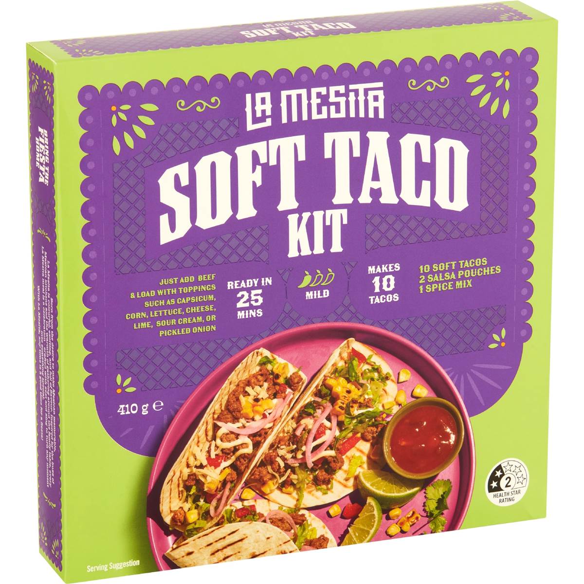 La Mesita Soft Taco Kit 410g – Woolworths