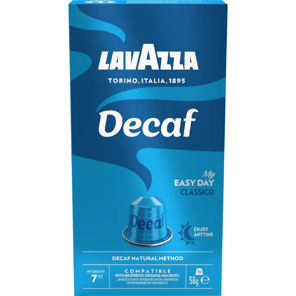 Lavazza Decaf Coffee Pods Nespresso Compatible 10 pack