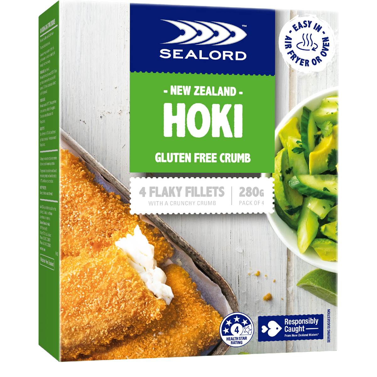 Sealord Gluten Free Hoki Fillets Crumbed