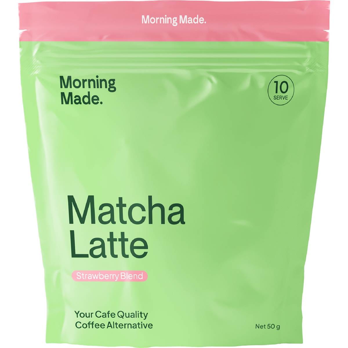 Morning Made Matcha Latte Strawberry Blend