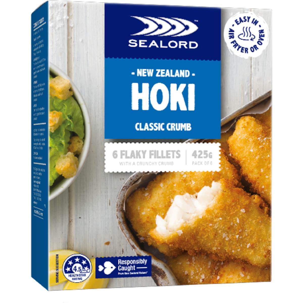 Sealord Hoki Fillets Classic Crumb 425g