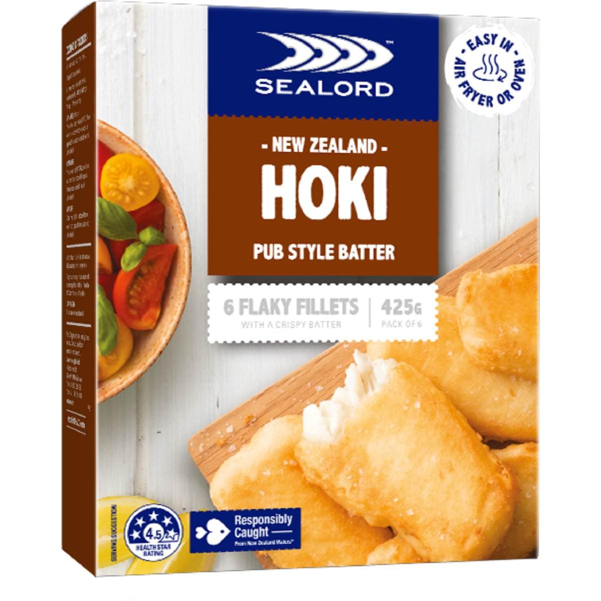 Sealord Hoki Fillets Pub Style Batter 425g