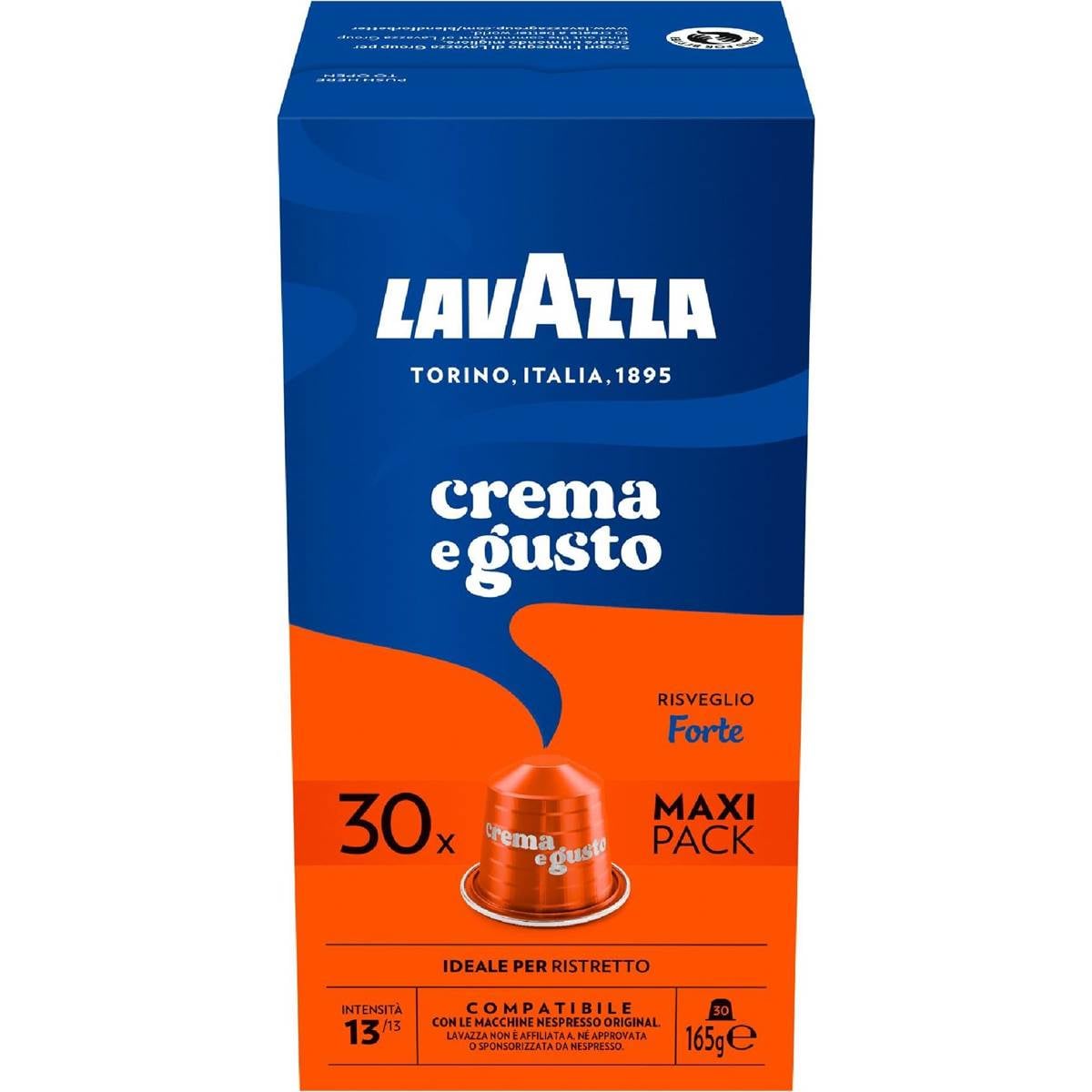Lavazza Crema E Gusto Forte Coffee Pods Nespresso Compatible