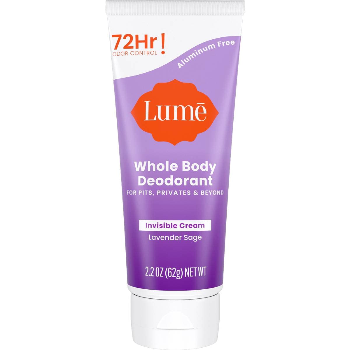 Lume Whole Body Deodorant Cream Lavender Sage