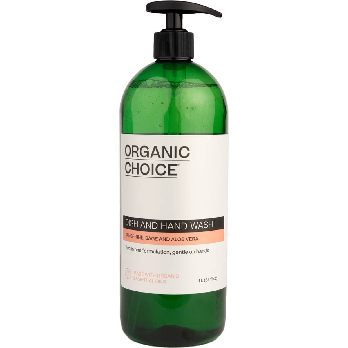 Organic Choice Dish & Handwash Tangerine Sage & Aloe Vera