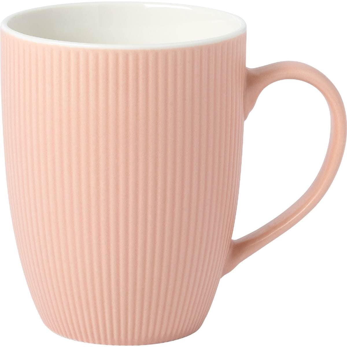 Inspire Ribbed Ceramic Mug Assorted