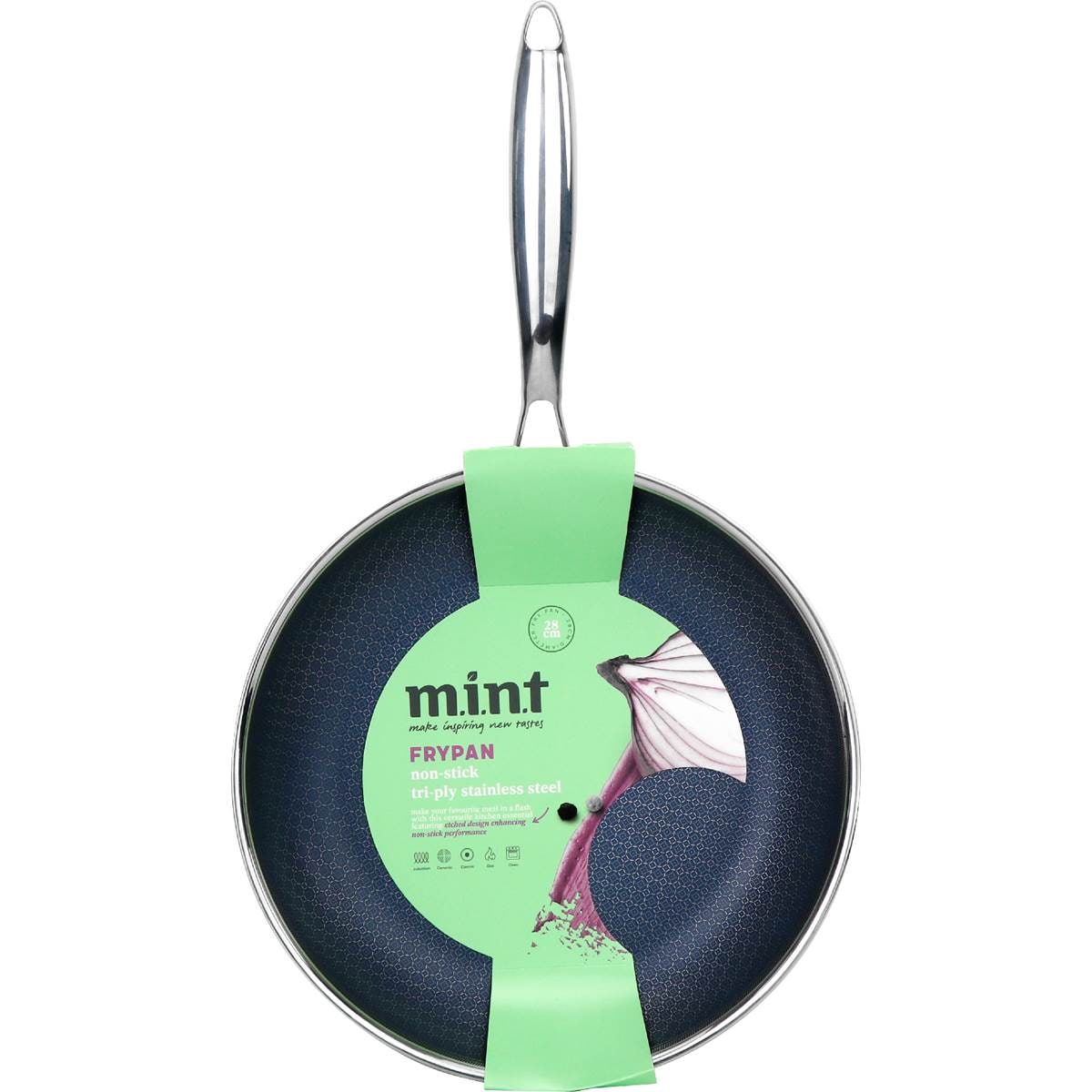 MINT Compound Stainless Steel Frypan 28cm