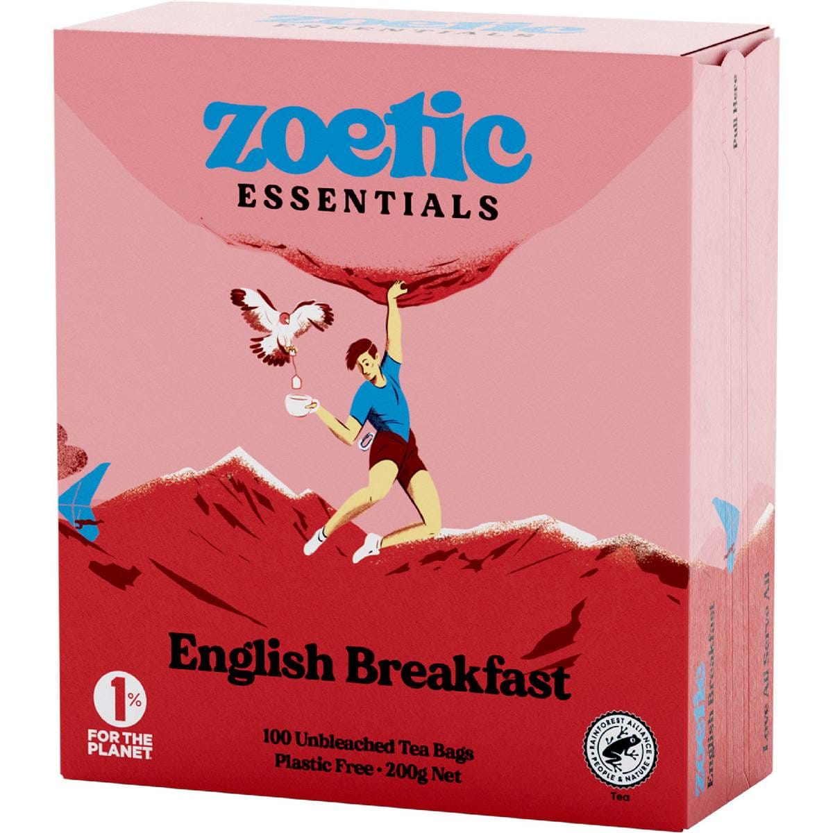 Zoetic English Breakfast Tea Bags
