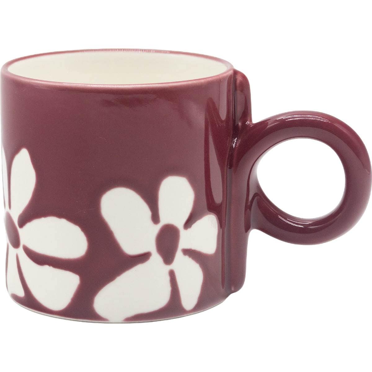 Inspire Flora Wax Ceramic Mug Assorted