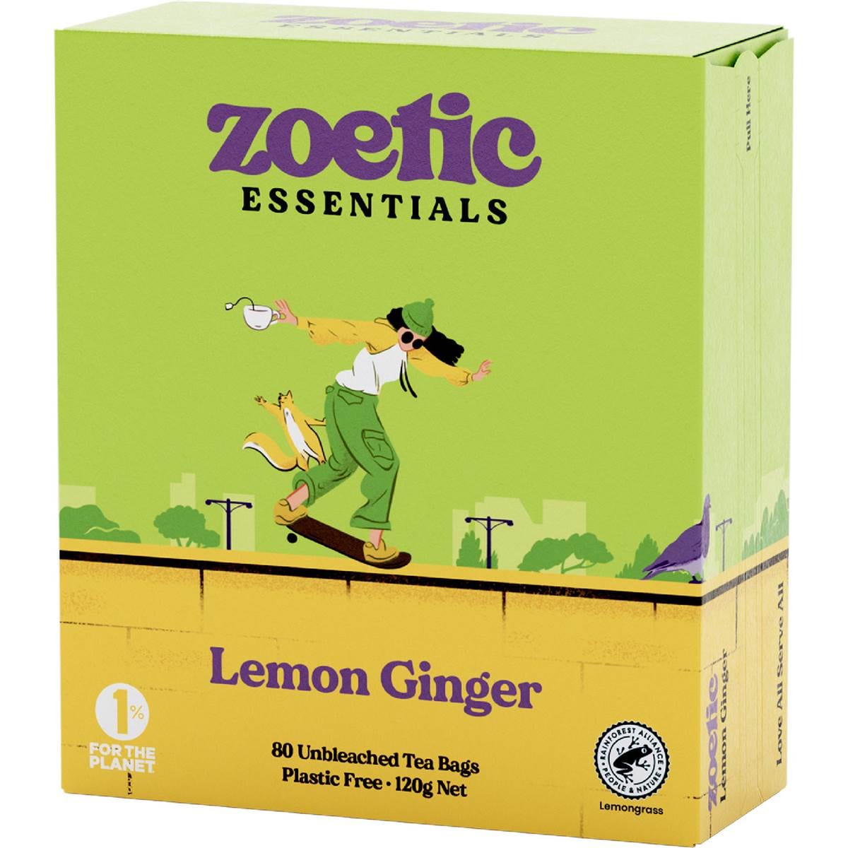 Zoetic Tea Bags Lemon Ginger