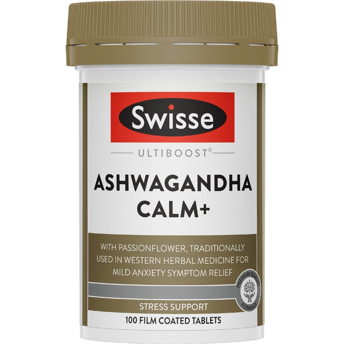 Swisse Ultiboost Ashwagandha Calm+ Tablets 100 pack