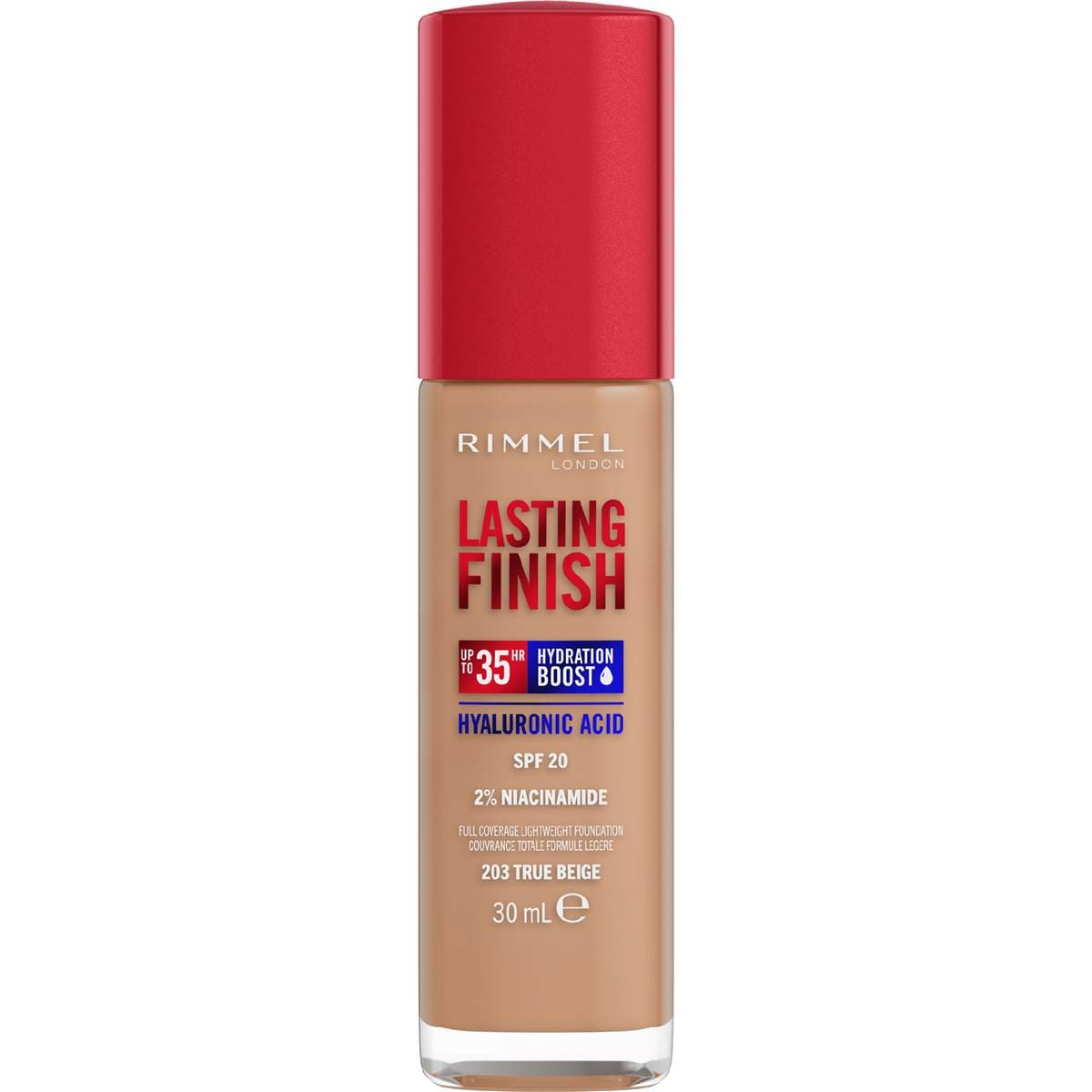 Rimmel London Lasting Finish Foundation True Beige 30mL