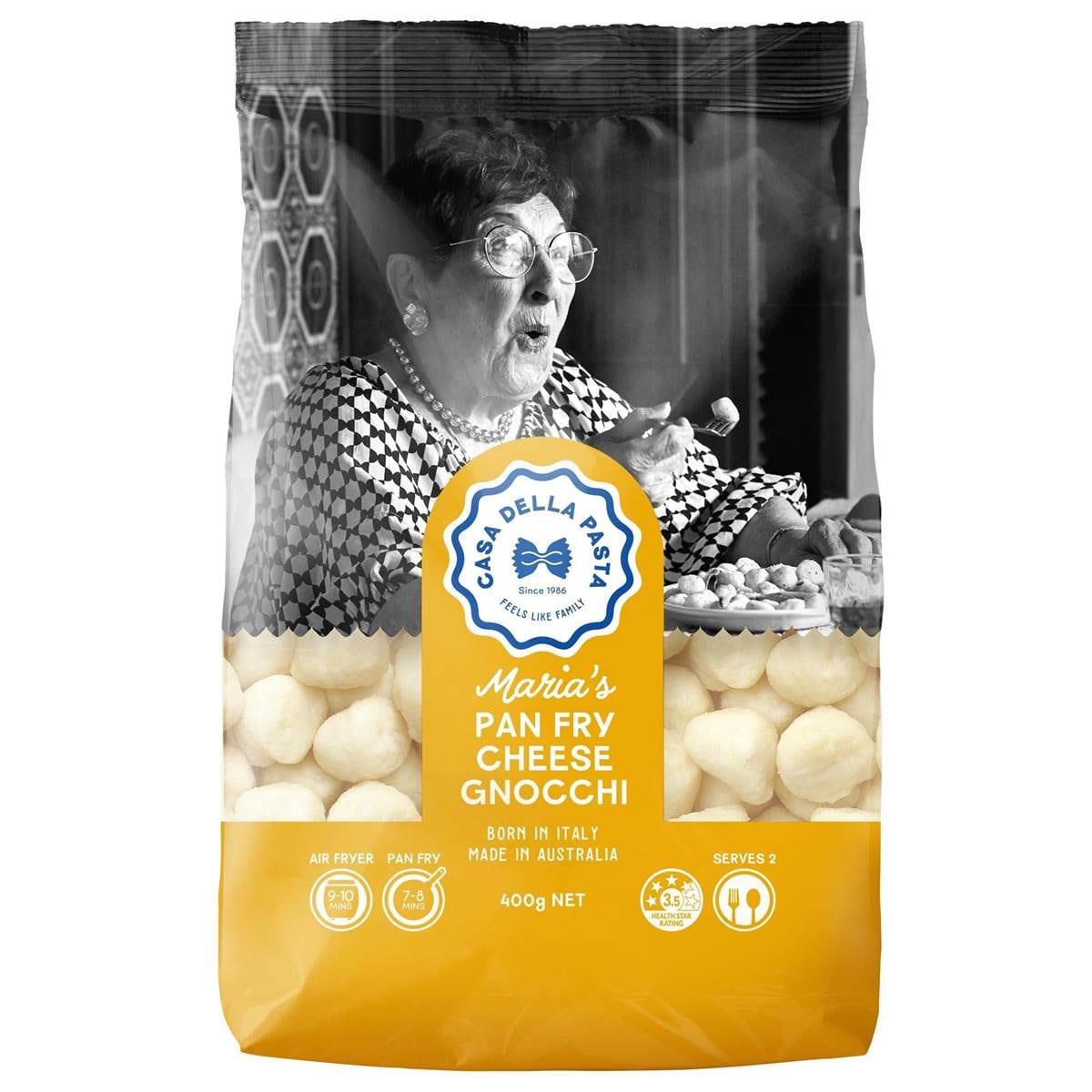Casa Della Maria's Pan Fry Cheese Gnocchi 400g