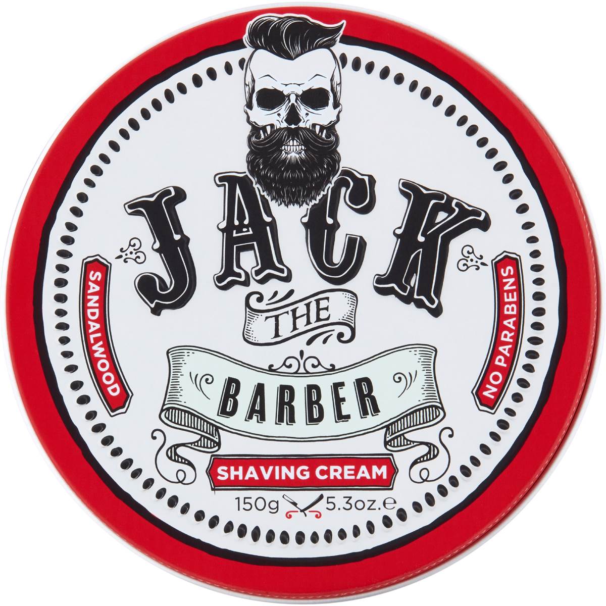 Jack The Barber Shaving Cream Sandalwood Rich Lather