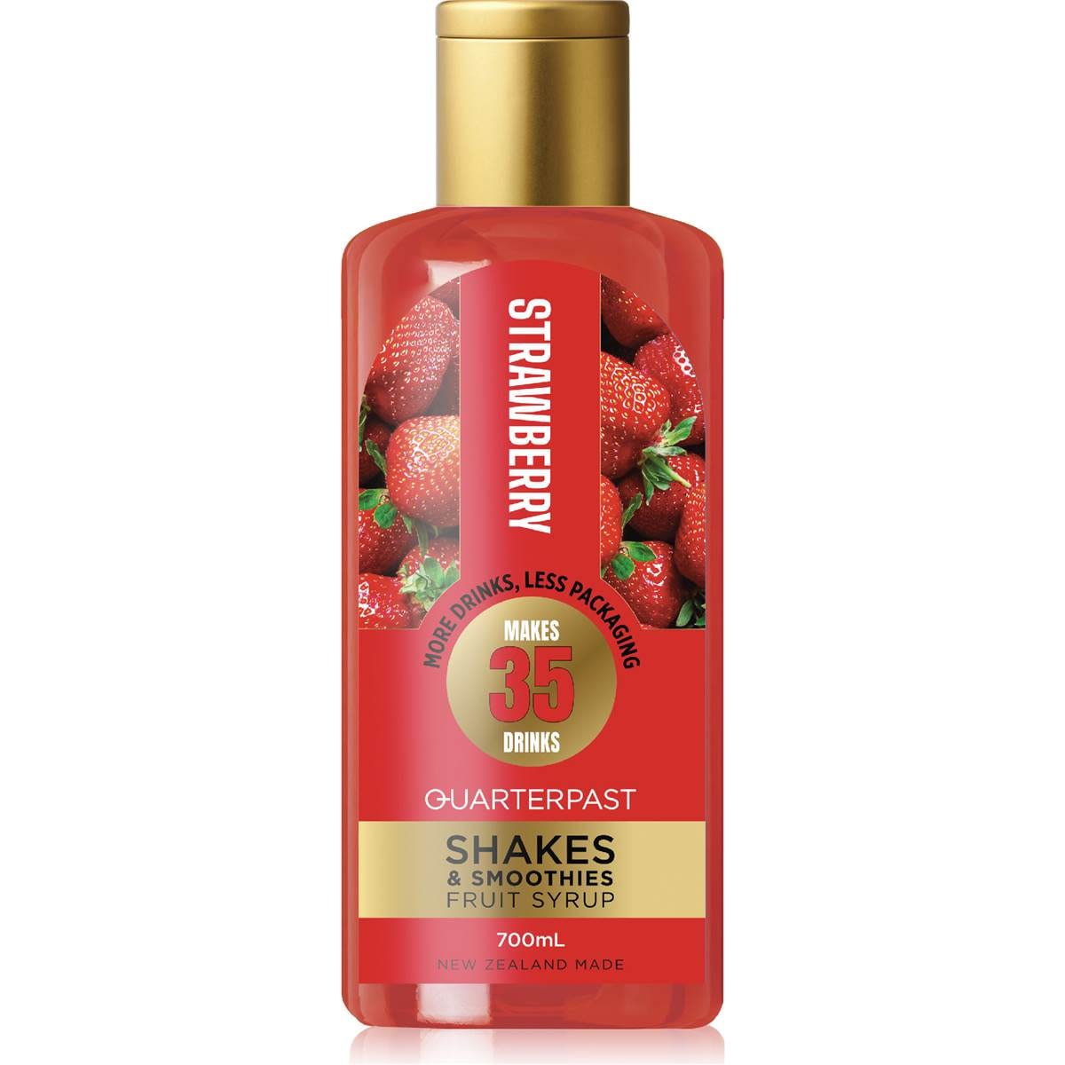 Quarterpast Strawberry Shake Syrup 700mL