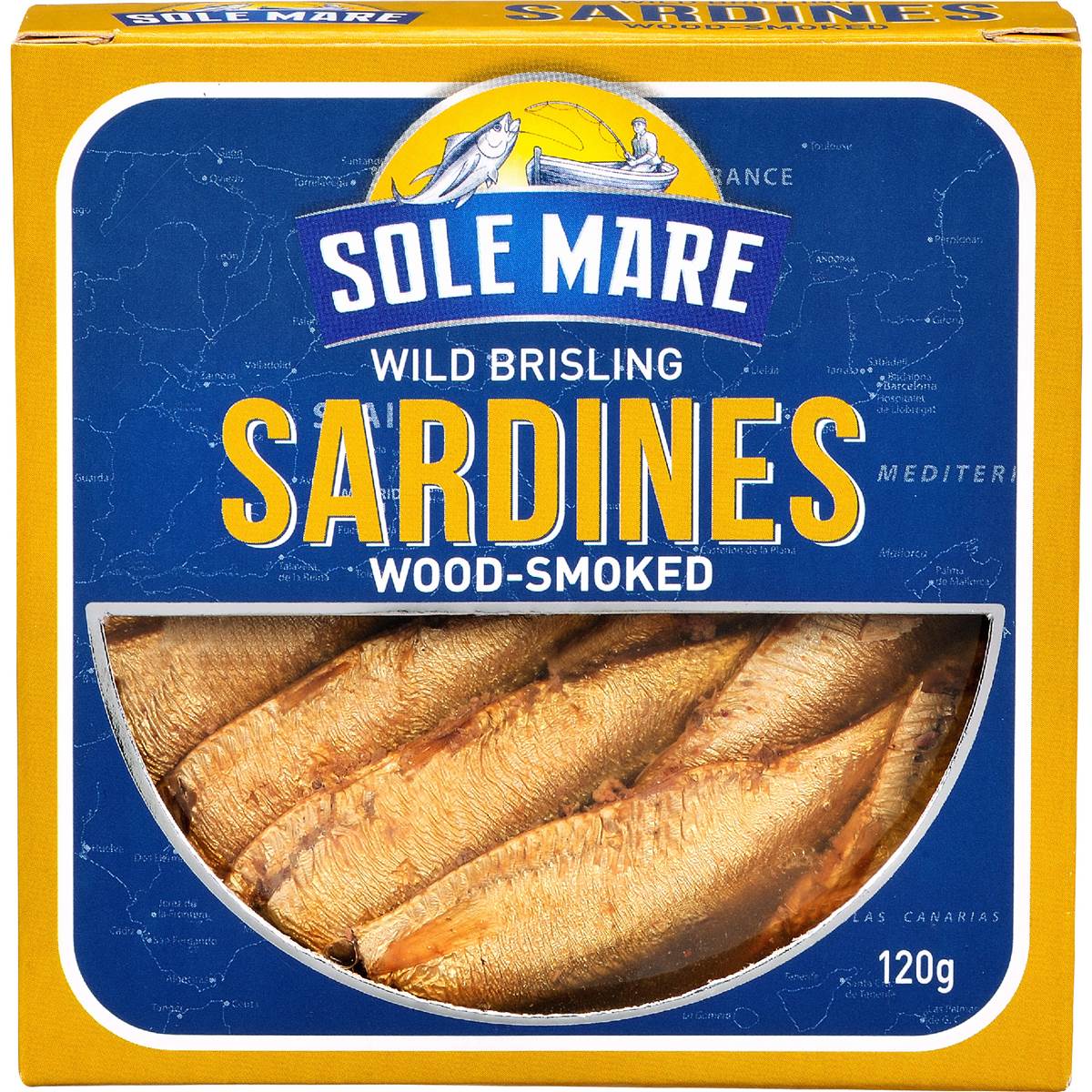 Sole Mare Wild Brisling Sardines Wood Smoked