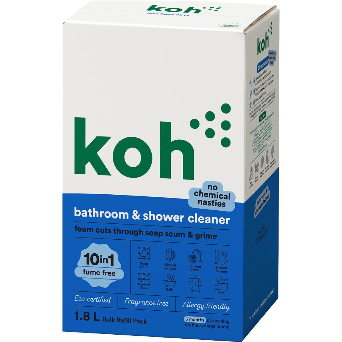 Koh Bathroom & Shower Cleaner Refill 1.8L