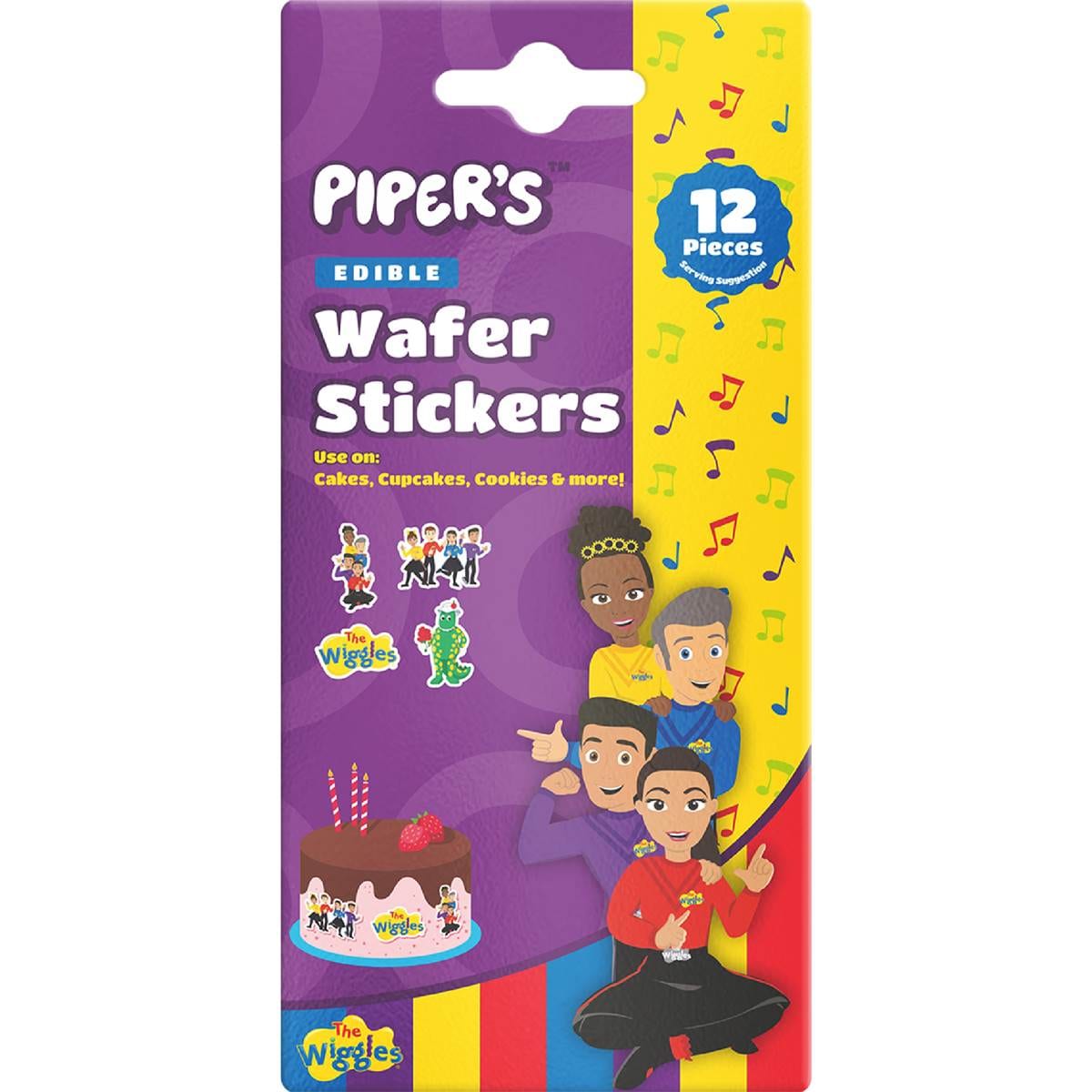 Piper's Edible Wafer Stickers The Wiggles