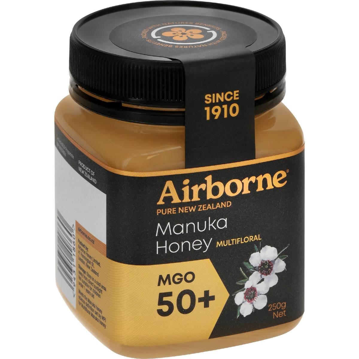 Airborne Manuka Honey Jar MGO 50+