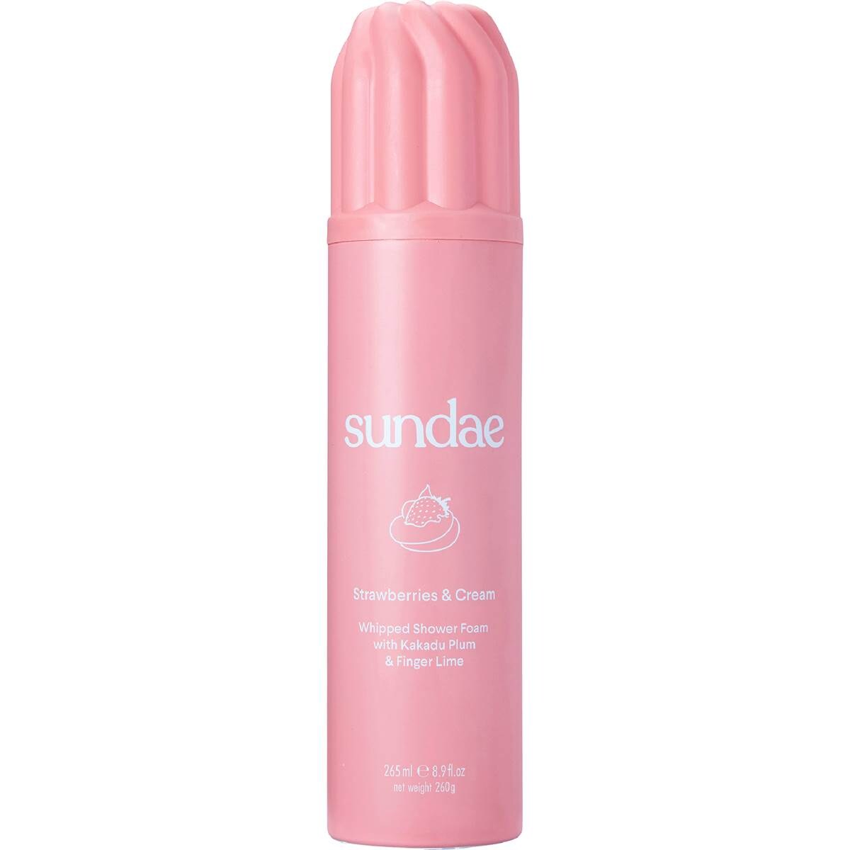 Sundae Whipped Shower Foam Strawberry & Cream 265mL