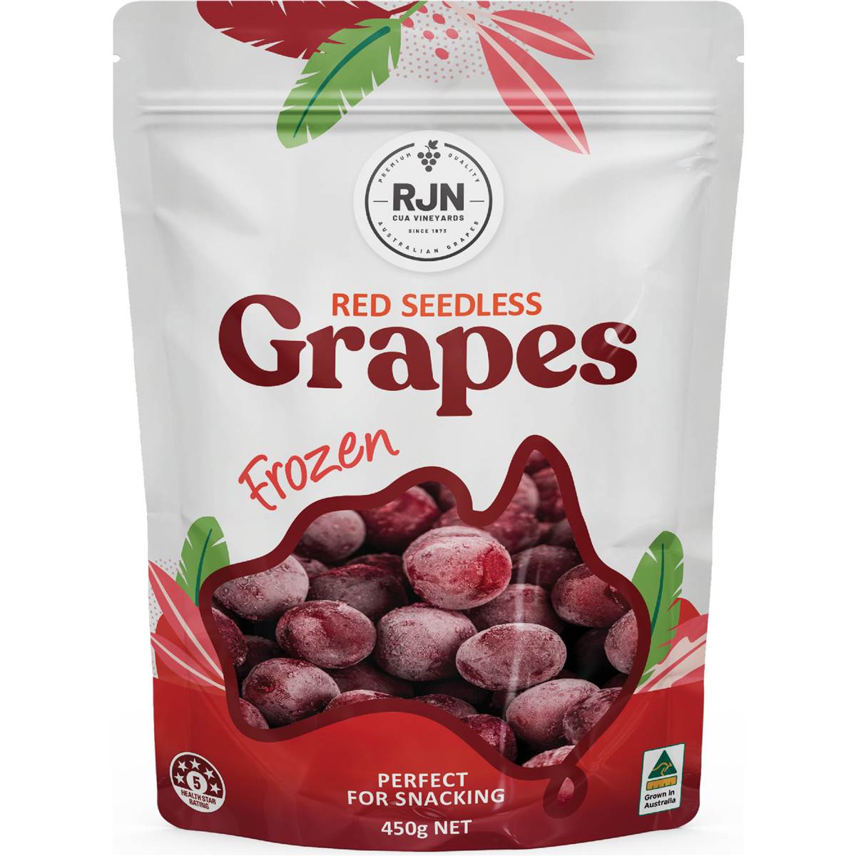 RJN Cua Vineyards Frozen Red Seedless Grapes