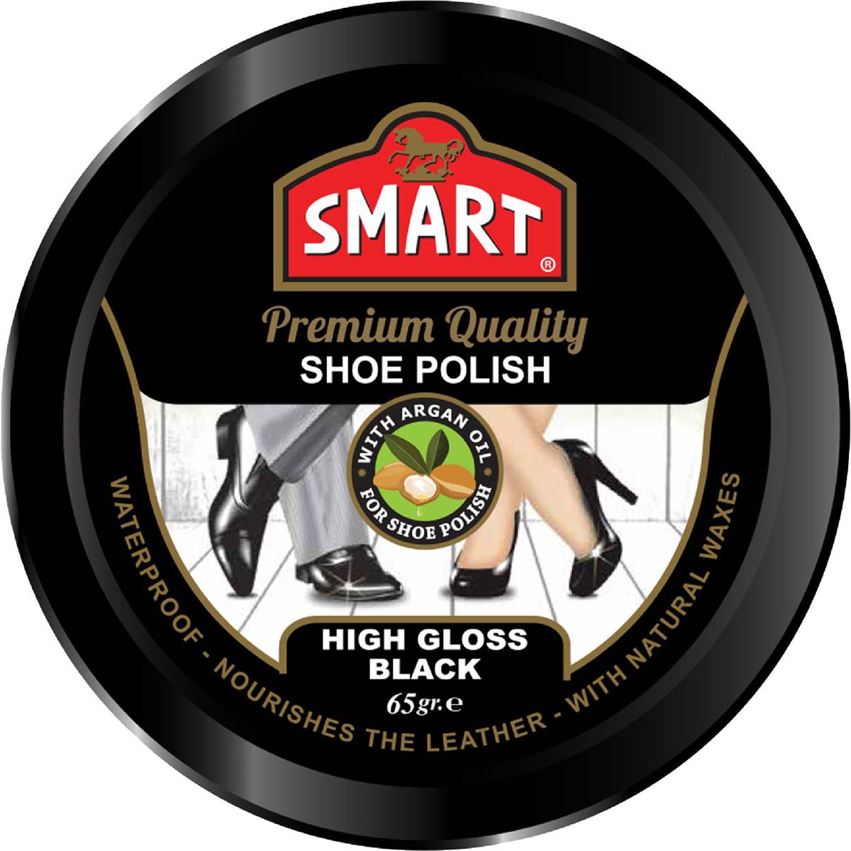 Smart Shoe Polish High Gloss Black