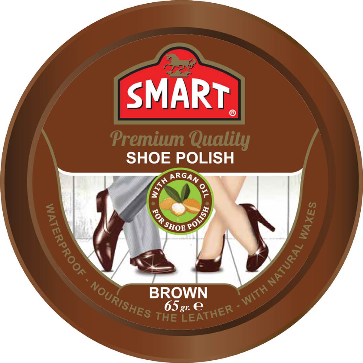 Smart Shoe Polish Brown