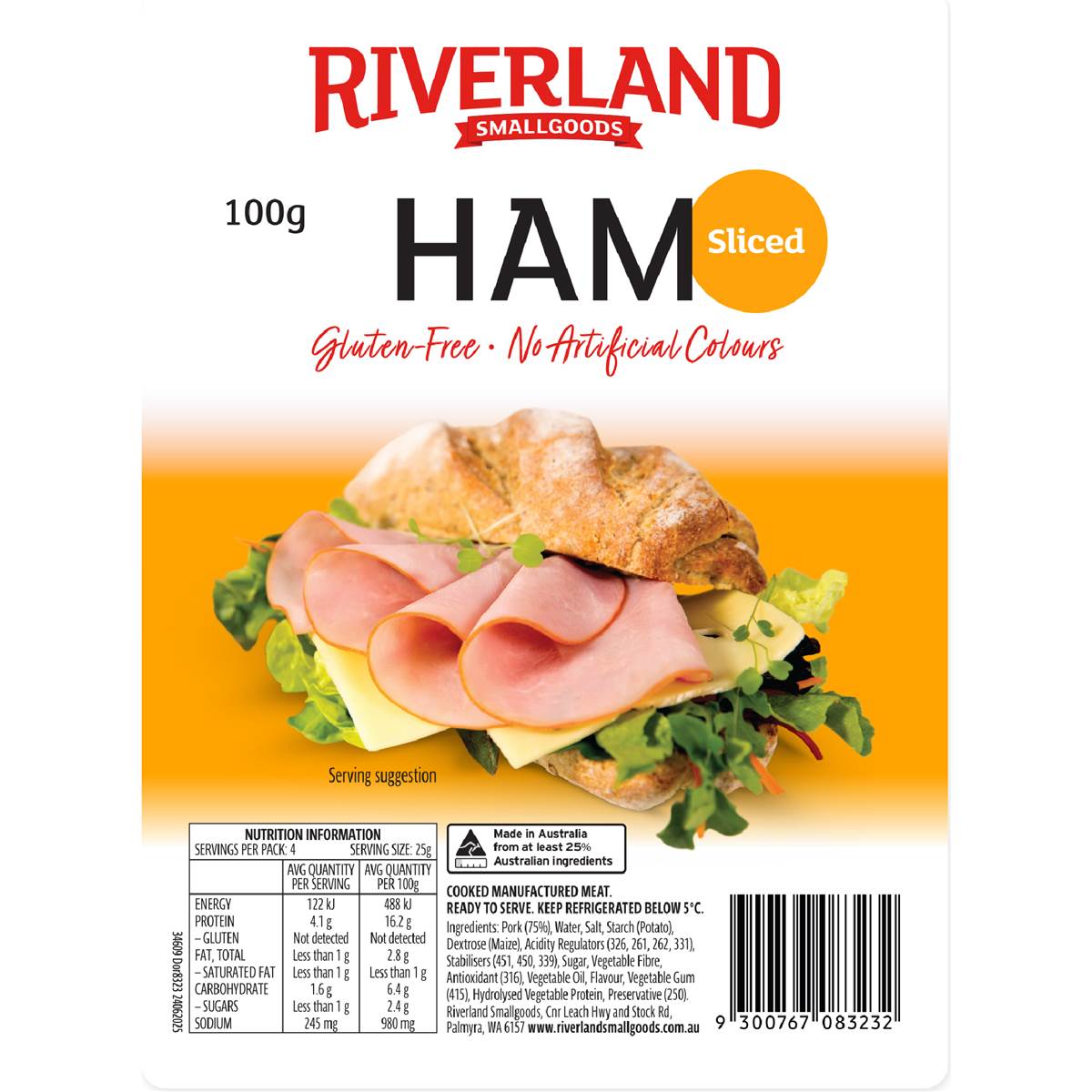 Riverland Ham Sliced