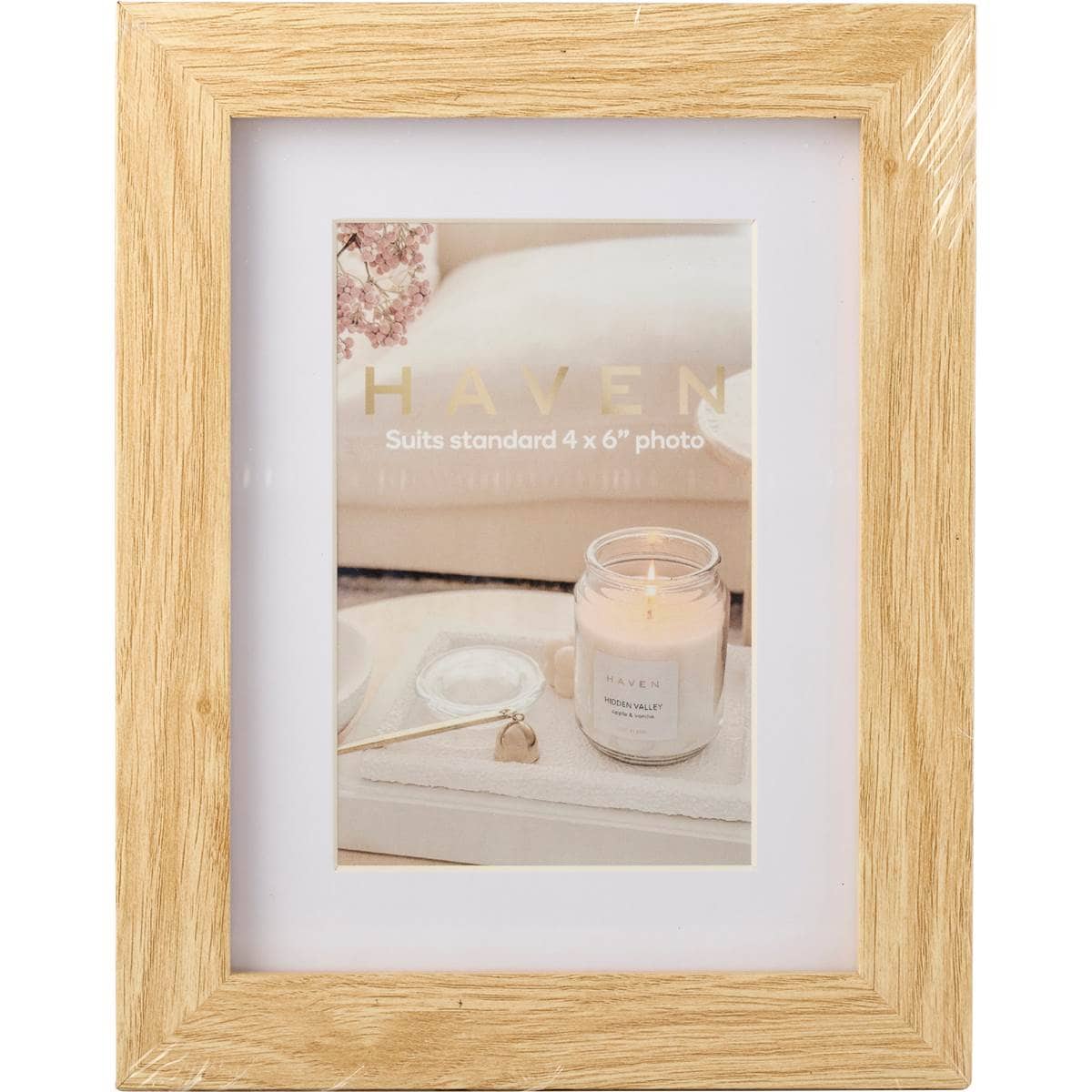 Haven Glass Photo Frame 4 x 6