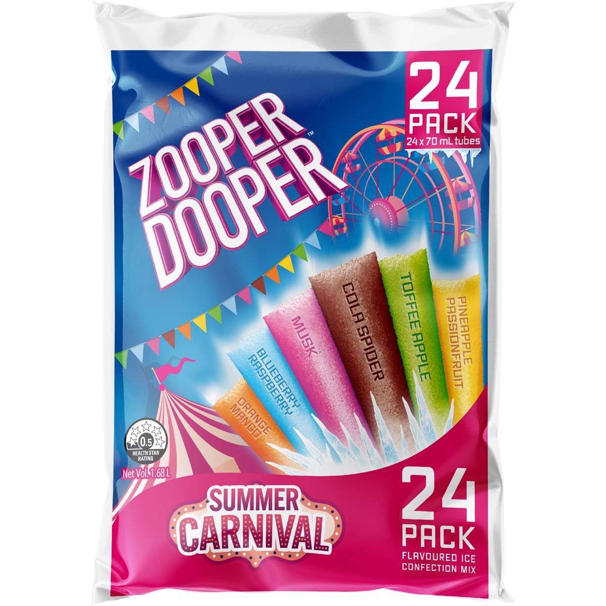 Zooper Dooper Summer Carnival Ice Blocks Mix