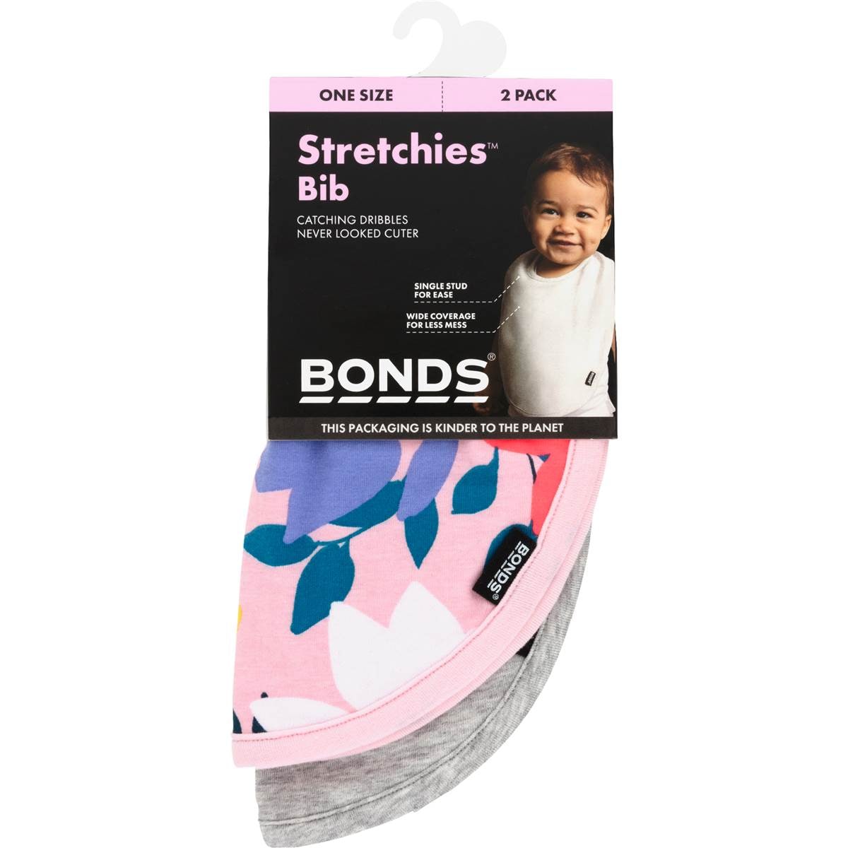 Bonds Stretchies Bib One Size Assorted each