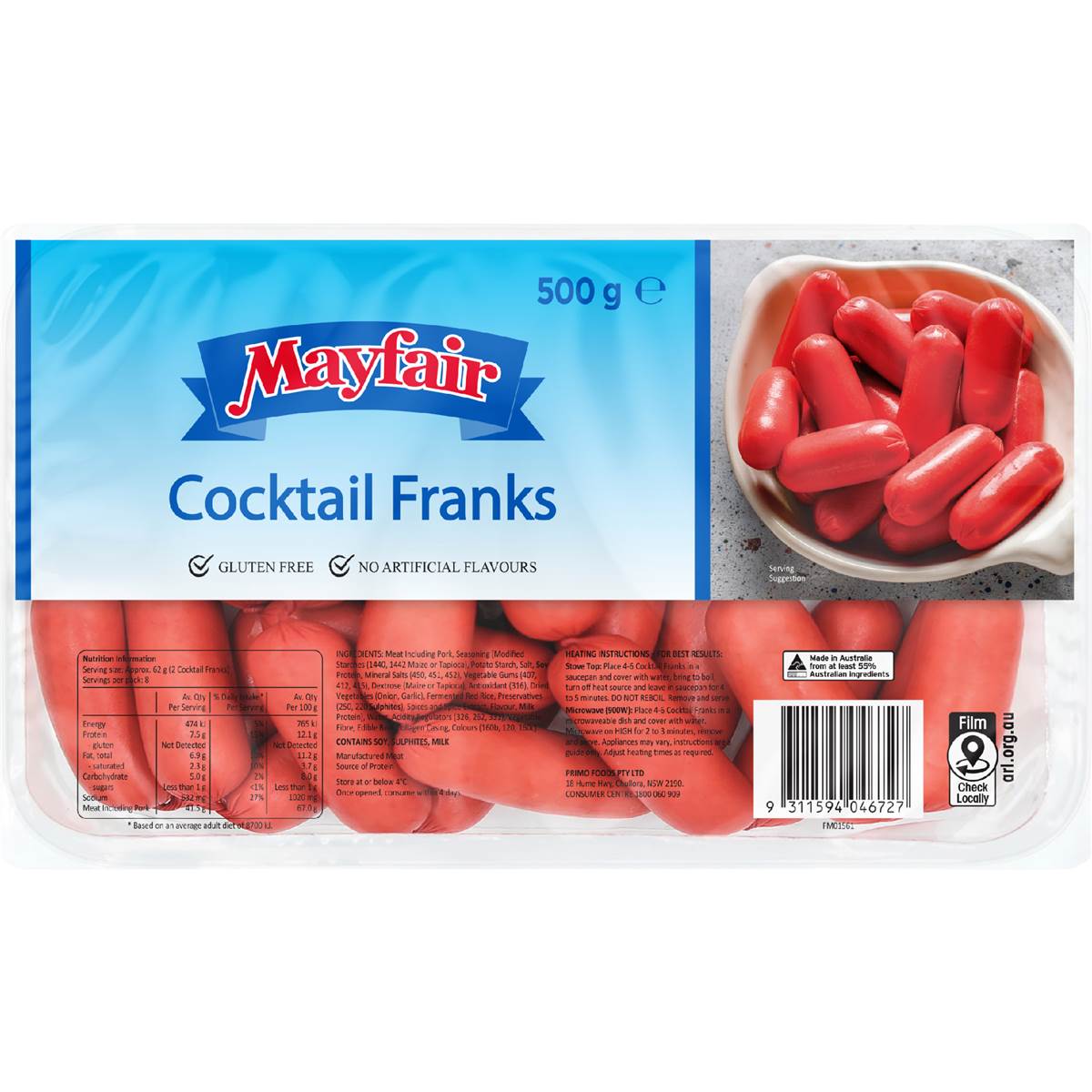 Mayfair Cocktail Frankfurts