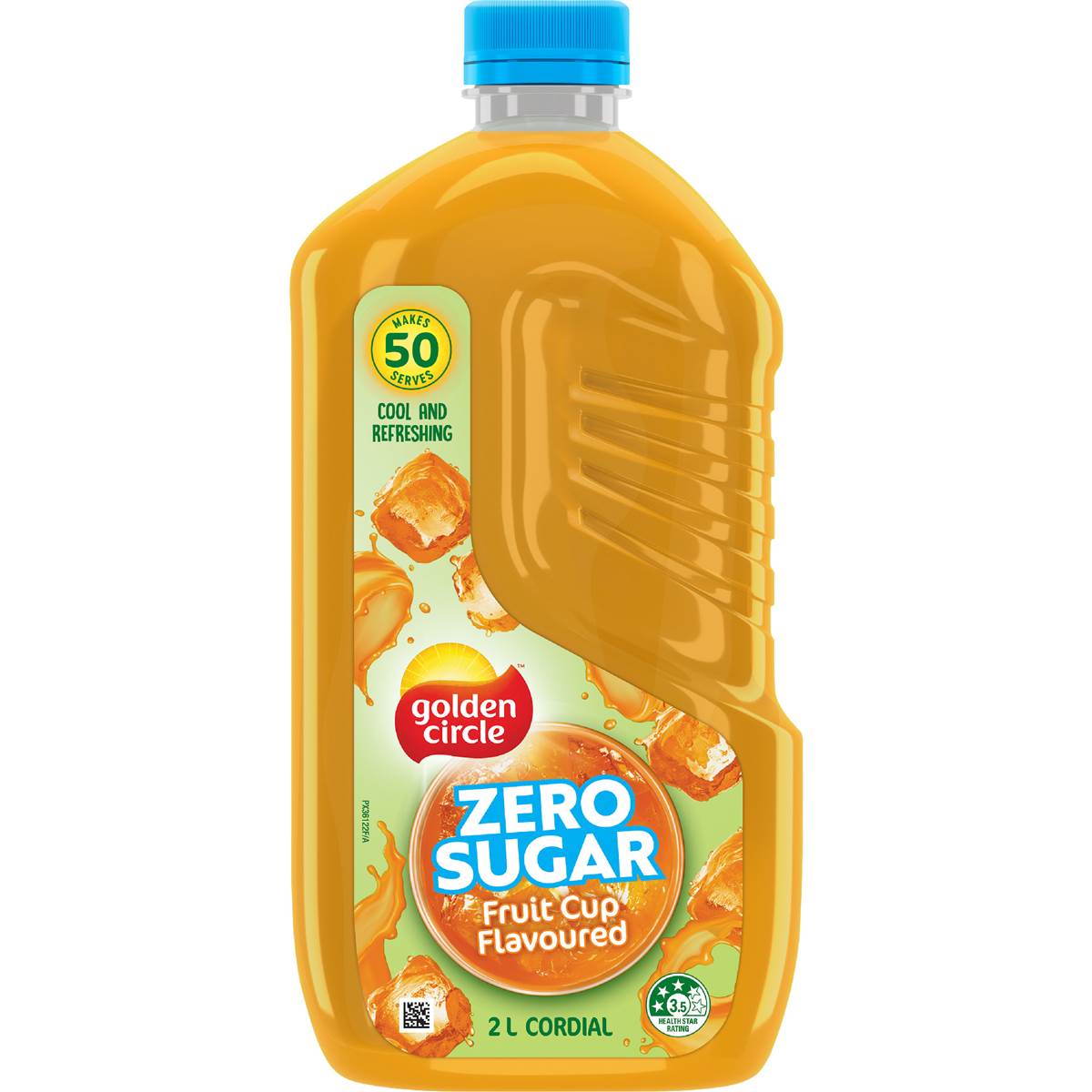 Golden Circle Zero Sugar Cordial Fruit Cup 2L