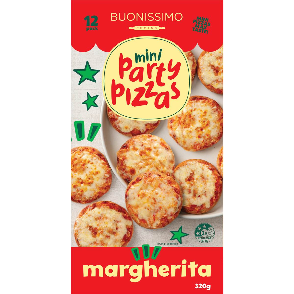Buonissimo Party Pizzas Margherita