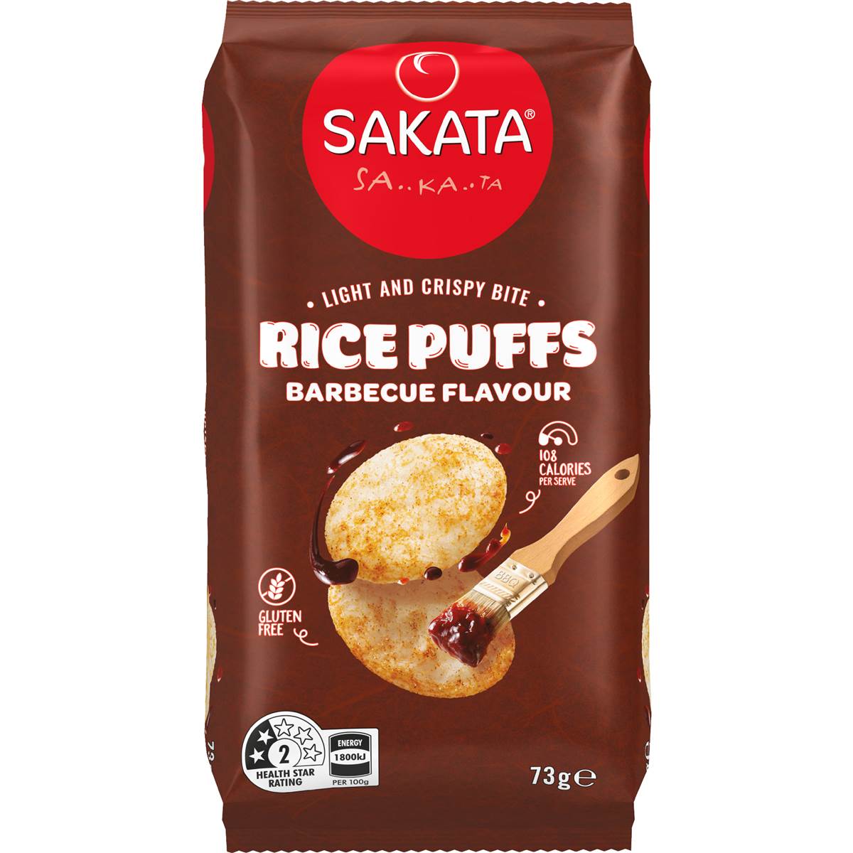 Sakata Rice Puff Crisps Barbecue