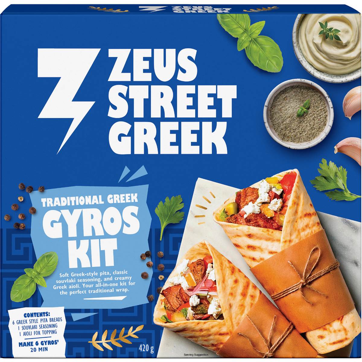 Zeus Street Greek Traditional Gyros Kit