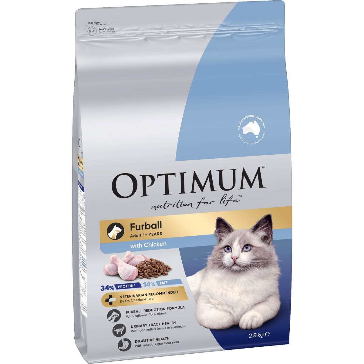 Optimum Furball Chicken Cat Food