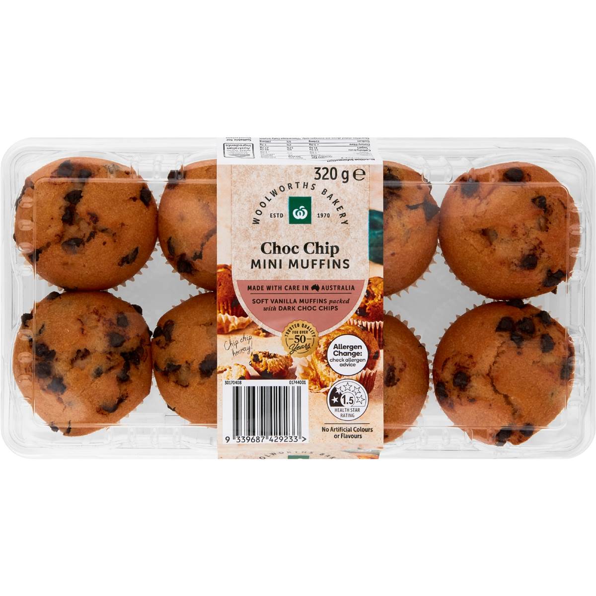 Woolworths Mini Choc Chip Muffin